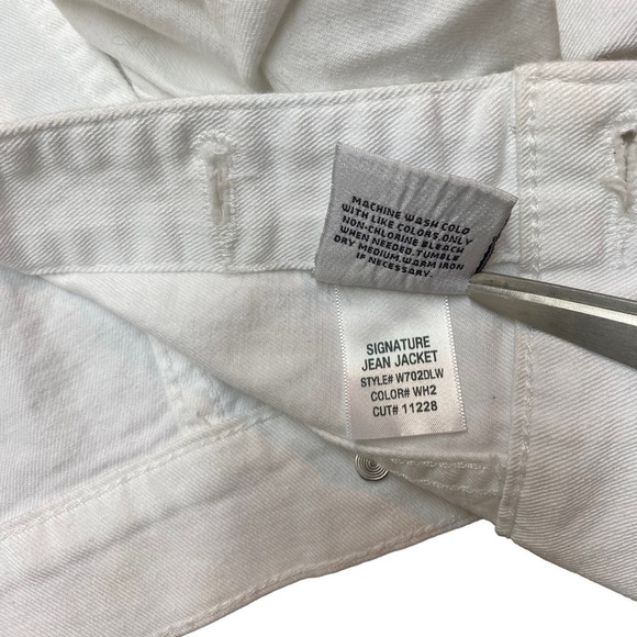 Hudson Signature White Jean Jacket - Picture 7 of 7